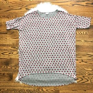 EUC LulaRoe Minnie Mouse polka dot t-shirt XL